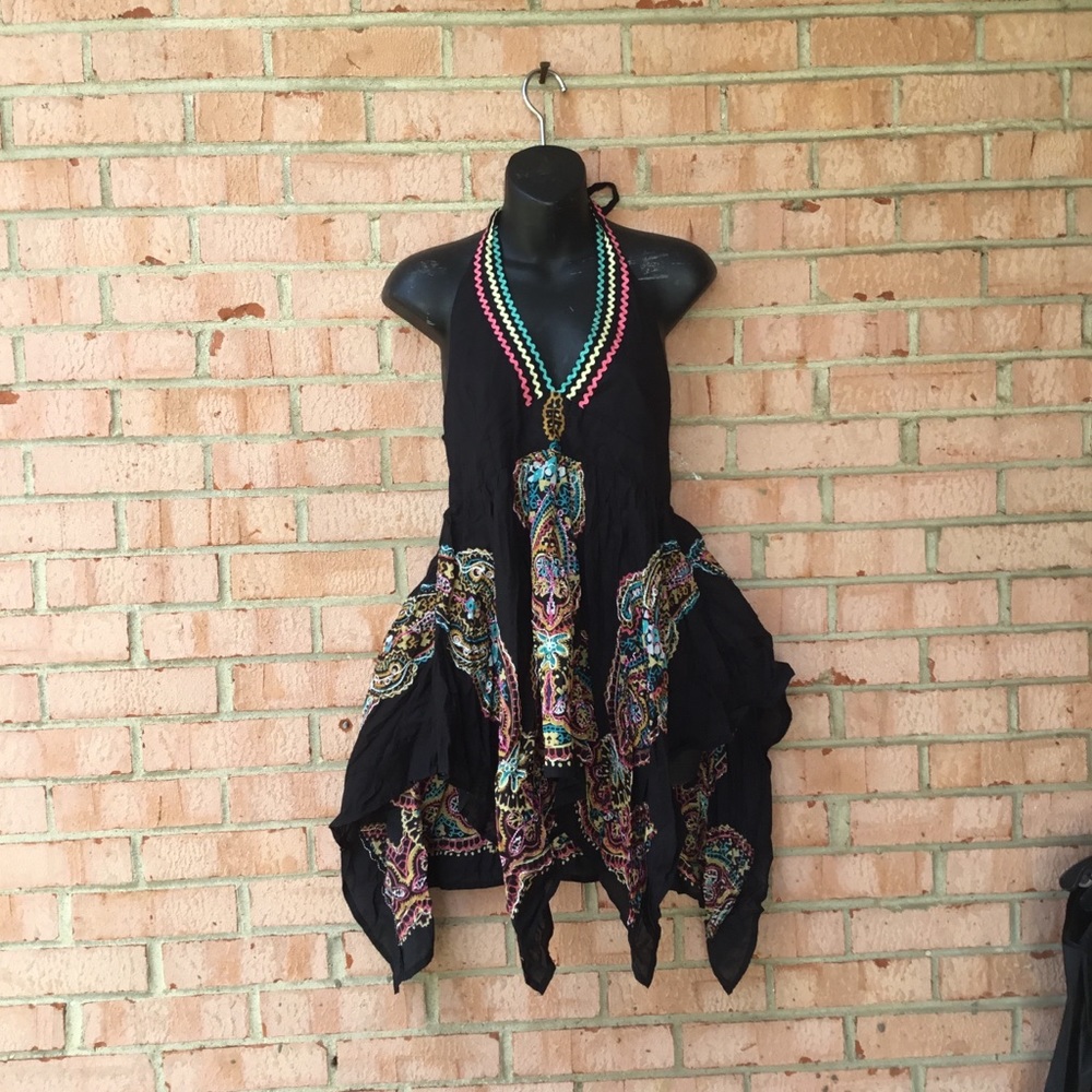Funky people asymmetrical halter top